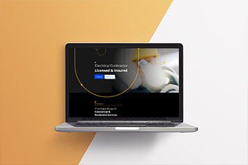 Electrician website example