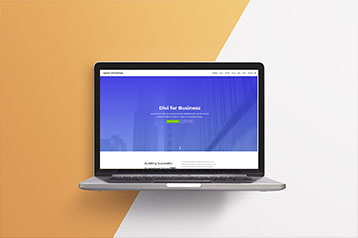 Digital agency landing page